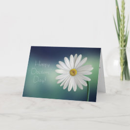 Happy Doctors' Day White Daisy Card Dankeskarte