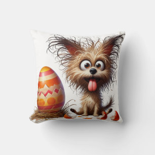 Happy Dog Pillow Kissen