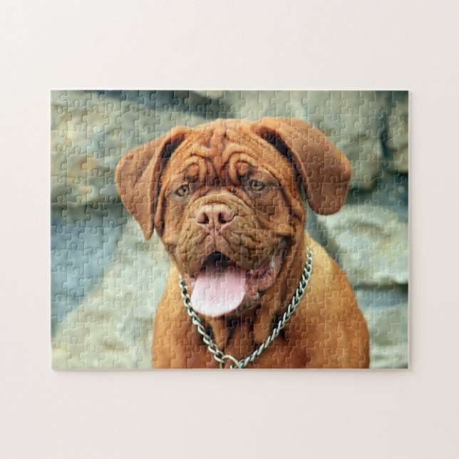 Happy Dogue de Bordeaux Puzzle (Horizontal)