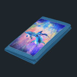 Happy Dolphin Familie Dreifache Brieftasche Tri-fold Geldbeutel<br><div class="desc">Dolphin Couple Painting - Anpassbar - Wählen / Fügen Sie Ihren einzigartigen Text - Name / Farbe / Schriftart / Größe / Elemente - Bild - Ihr Sondergeschenk machen - Vergrössern und verschieben oder entfernen und hinzufügen / Elemente / Text mit Anpassungstool ! Malerei und Design von MIGNED. Bitte sehen...</div>