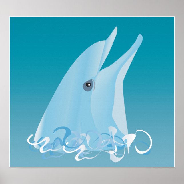 Happy Dolphin Poster (Vorne)