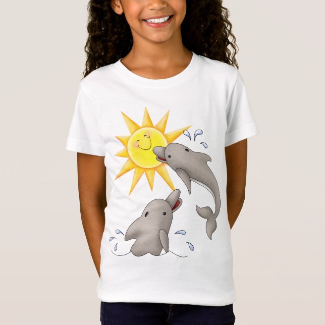 Happy Dolphin - SRF T-Shirt (Vorderseite)