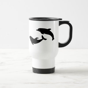 Happy Dolphins Reisebecher