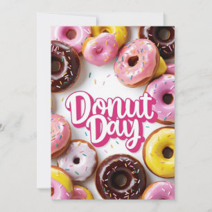 Happy Donut Day Einladung