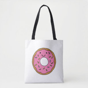 Happy Donut Grafik farbenfroh Rosa Donut Clipart