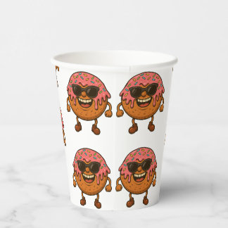 Happy Donuts Pappbecher