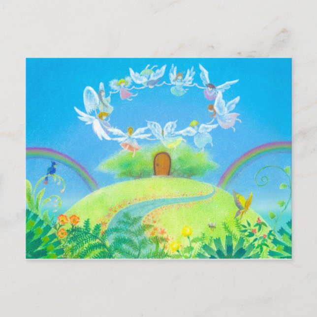 Happy Door Postkarte (Vorderseite)