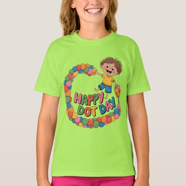 Happy Dot Day 15. September Kindergarten T - Shirt (Vorderseite)