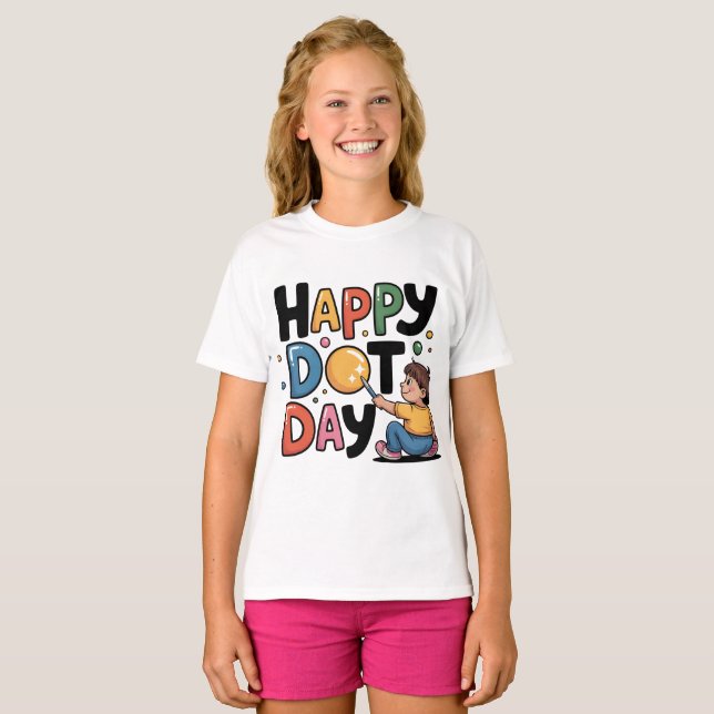 Happy Dot Day 15. September Kreative Kinder T - Sh T-Shirt (Vorne ganz)