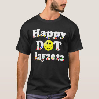 Happy Dot Day Colorful Rainbow Polka Dot Boys Girl T-Shirt