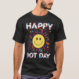 Happy Dot Day Colorful Rainbow Polka Dot Boys Girl T-Shirt
