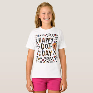 Happy Dot Day Groovy Kinder Kreativer Spaß Kunst-S T-Shirt