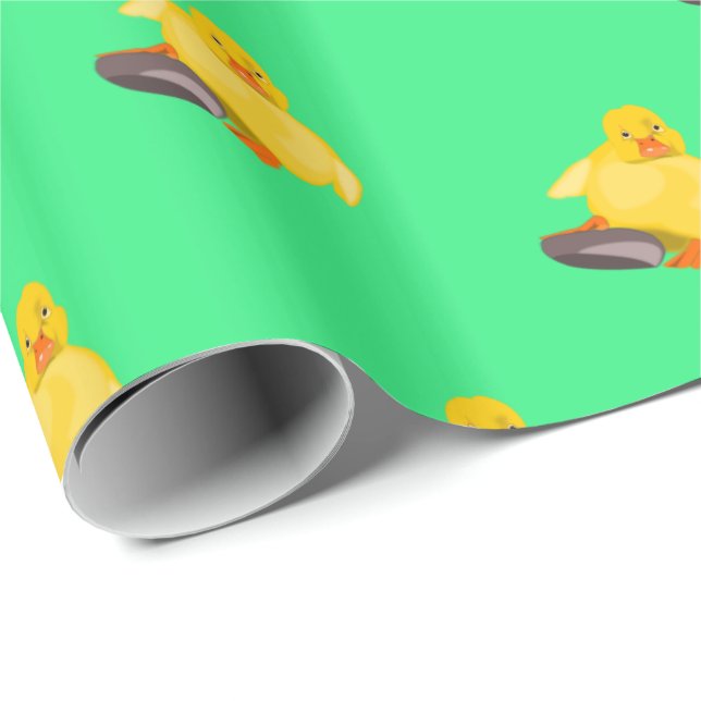 Happy Ducks Wrapping Paper Geschenkpapier (Rolleneckpunkt)