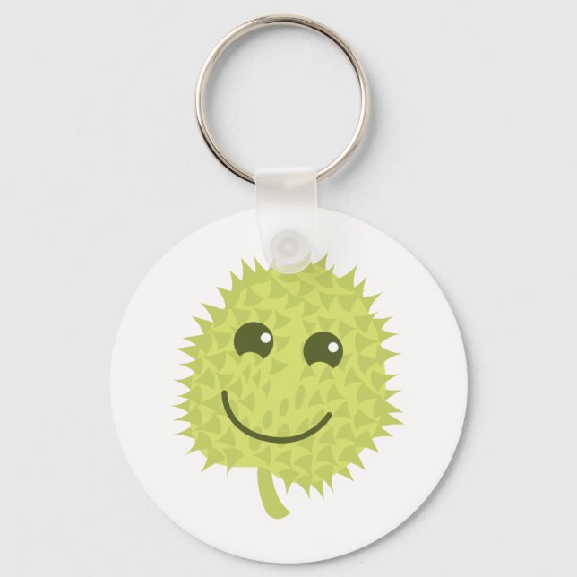 Happy Durian Schlüsselanhänger (Vorderseite)