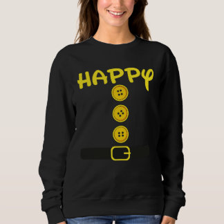 Happy Dwarf Costume Color Family Matching Dwarf Ha Sweatshirt