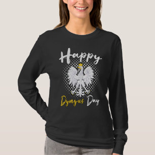 Happy Dyngus Day Polska Polnischer Weißer Adler Ge T-Shirt