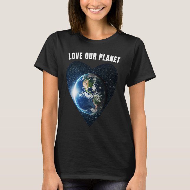 Happy Earth Day 2023 Liebe Unser Planet Erde Envir T-Shirt (Vorderseite)