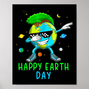 Happy Earth Day 2024 Funny Earth Day Kinder Kleink Poster