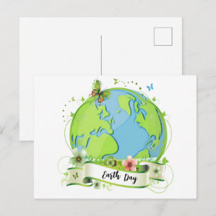 Happy Earth Day 2024 Postkarte