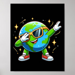 Happy Earth Day 2025 Funny Earth Day Kinder Kleink Poster
