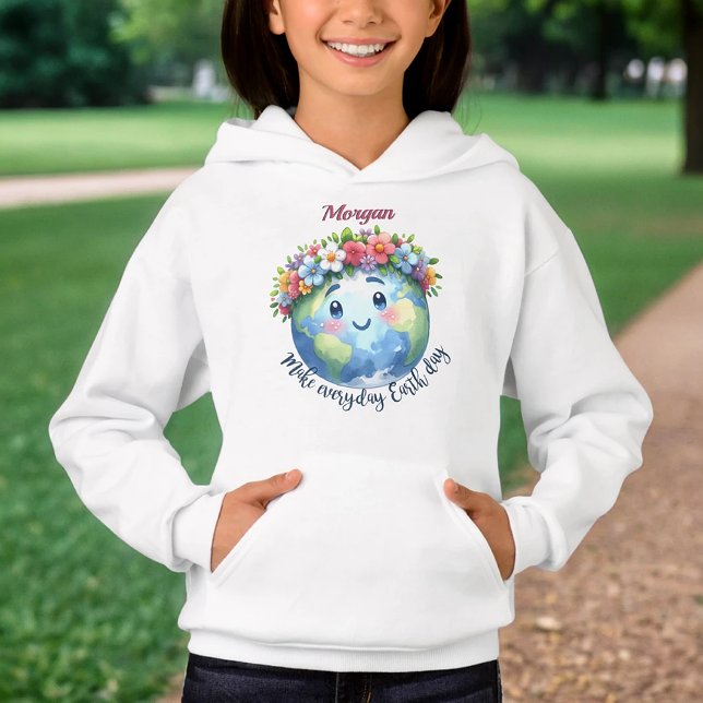 Happy Earth Day 22. April Personalisiert Hoodie (Von Creator hochgeladen)