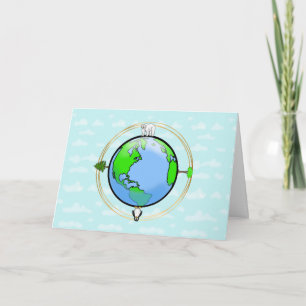 Happy Earth Day Card Feiertagskarte