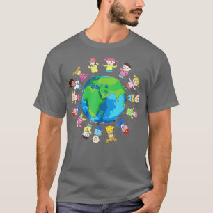 Happy Earth Day Children Around the World T-Shirt