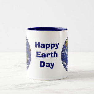 Happy Earth Day Eart Art Tasse