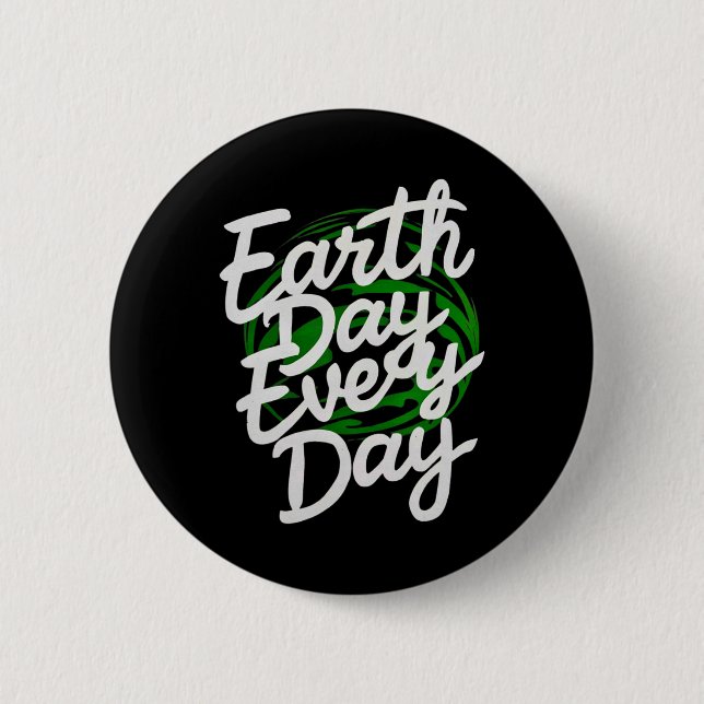 Happy Earth Day Funny Earth Day Kinder Kleinkind B Button (Vorderseite)