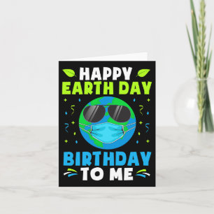 Happy Earth Day Geburtstags-Shirts Geboren am 22. Karte