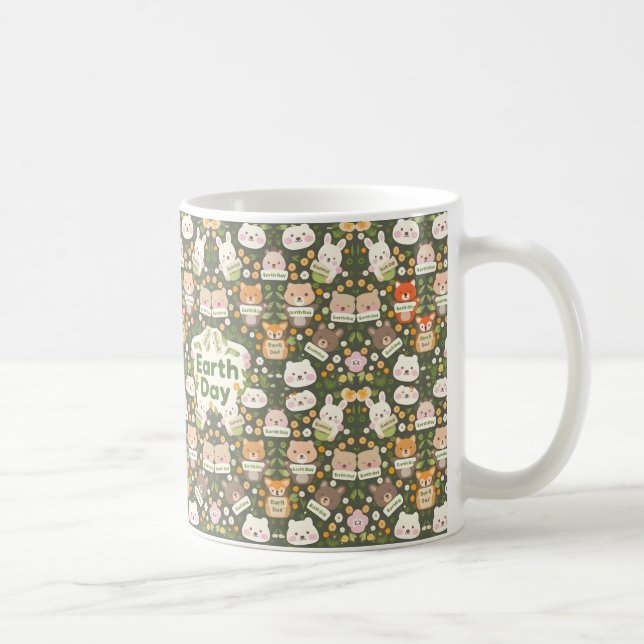 Happy Earth Day - Geschenkidee Kaffeetasse (Rechts)