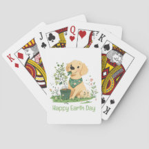 Happy Earth Day Golden Retriever Hundegarten