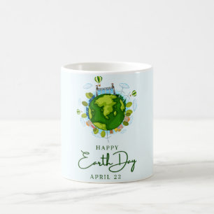 Happy Earth Day Kaffeetasse