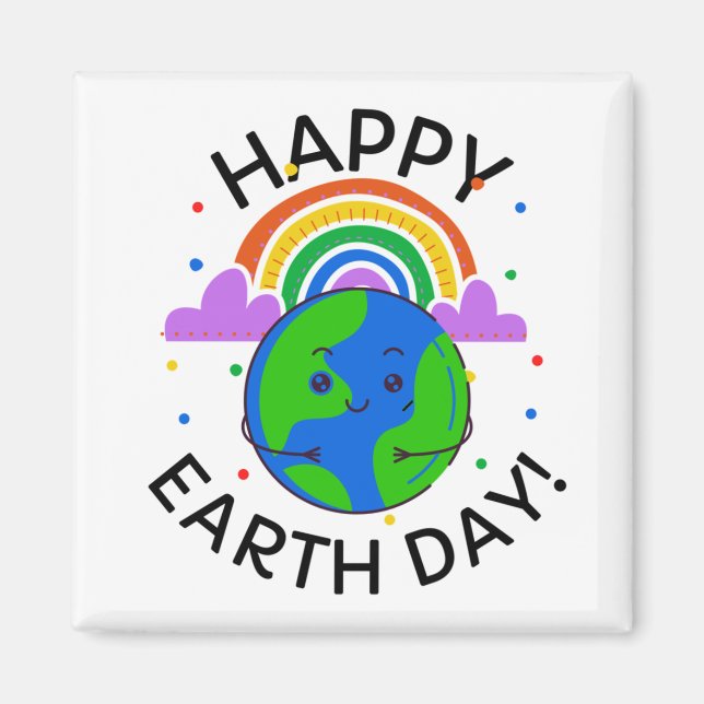Happy Earth Day Magnet (Vorne)