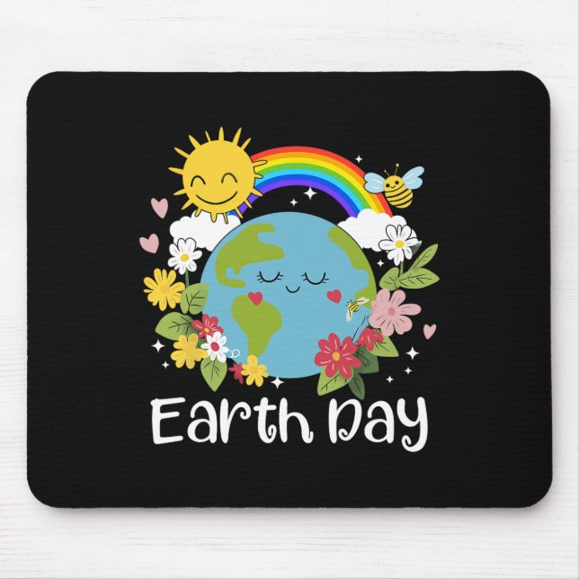 Happy Earth Day Niedlich Earth Day 2 Mousepad (Vorne)