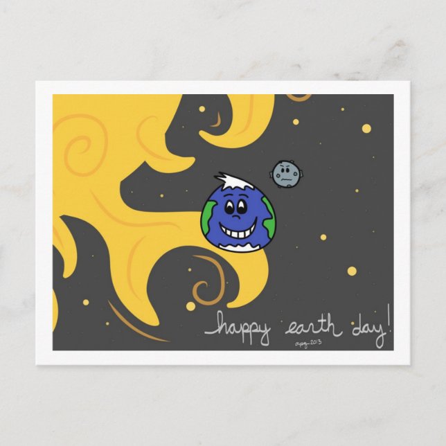 Happy Earth Day - Postcard Postkarte (Vorderseite)