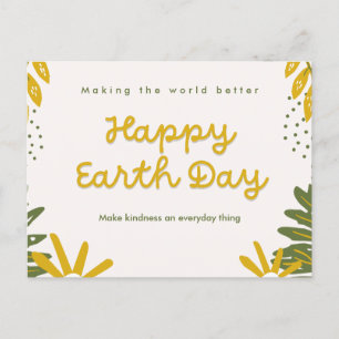 Happy Earth Day Postkarte