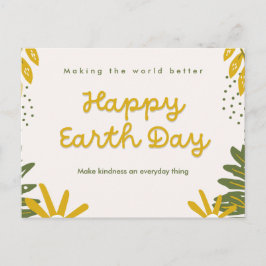 Happy Earth Day Postkarte