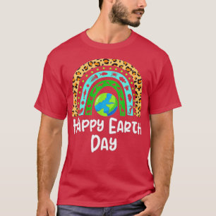 Happy Earth Day Rainbow Niedlich Earth Lover Kids  T-Shirt