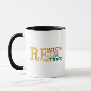 Happy Earth Day Recycle Wiederverwendung - Die Erd Tasse
