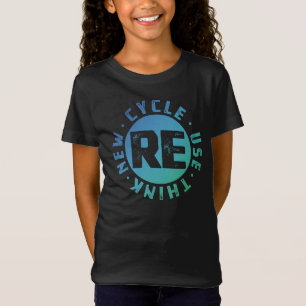 Happy Earth Day Recycle Wiederverwendung neu überd T-Shirt