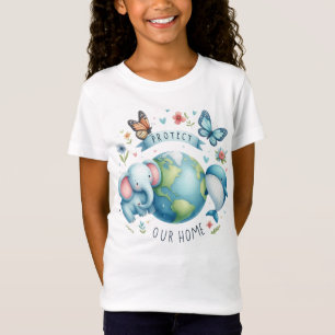 Happy Earth Day schützt unseren Zuhause Planeten E T-Shirt