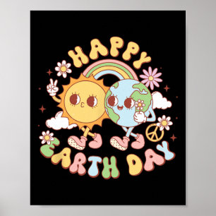Happy Earth Day Shirt Niedlich Earth Day 2025 Men  Poster