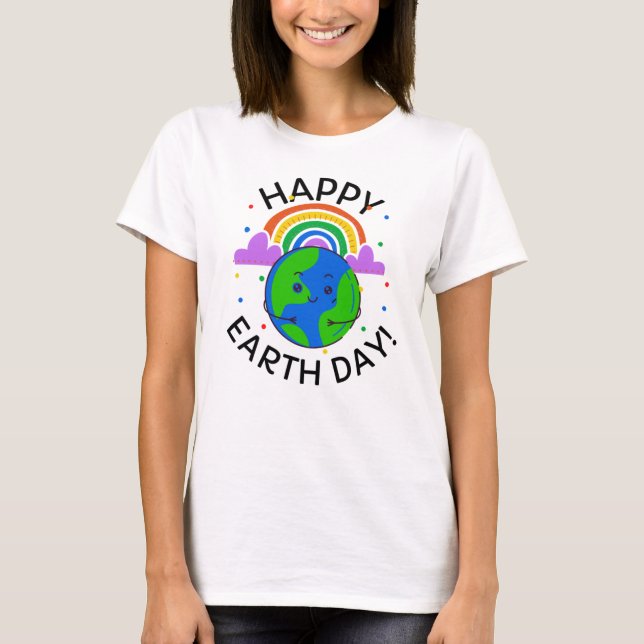 Happy Earth Day T-Shirt (Vorderseite)