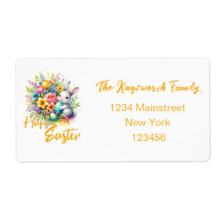 Happy Easter Aquarell Spring Blume Bouquet