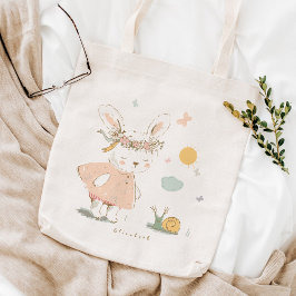 Happy Easter Baby Rabbit Pattern Tragetasche
