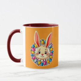 Happy Easter Bunny – Colorful Spring Art caneca Tasse