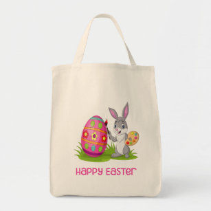 Happy Easter Bunny - Liebe Coloring - Tote Tasche