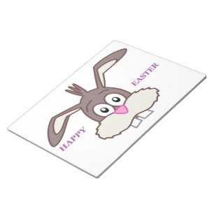 "HAPPY EASTER" BUNNY NOTIZBLOCK