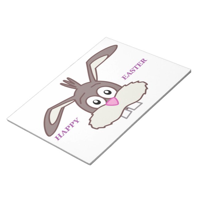 "HAPPY EASTER" BUNNY NOTIZBLOCK (angewinkelt)
